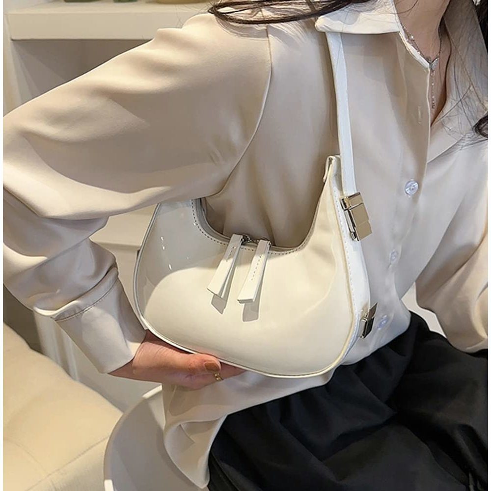 Crescent Shoulder Bags Retro Y2K 90S Hobo Handbags Top Handle Y2K :) - Picture 8 of 8